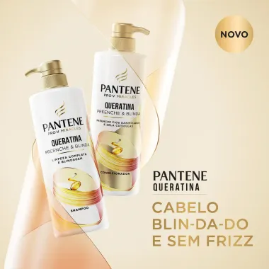 Condicionador Pantene Queratina Preenche E Blinda 510ML