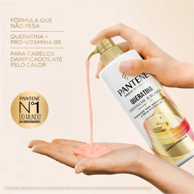 Condicionador Pantene Queratina Preenche E Blinda 510ML