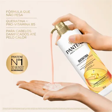 Condicionador Pantene Queratina Preenche e Blinda 510ml