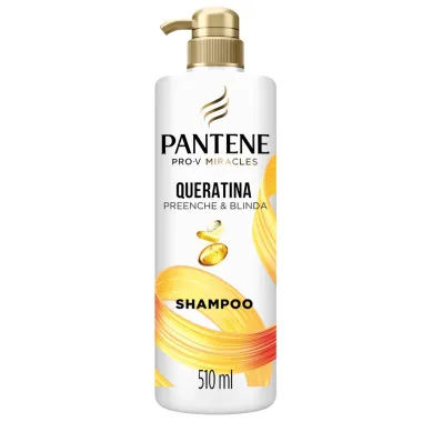 Shampoo Pantene Queratina Preenche e Blinda 510ml