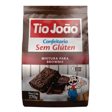 Mistura para Bolo Tio João Brownie