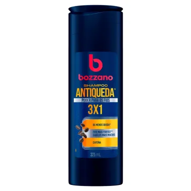 Shampoo Bozzano Antiqueda 3 x 1 Cafeína 325ml_1