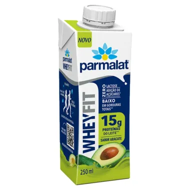 Bebida Láctea Parmalat Wheyfit 15g de Proteína Sabor Abacate Zero Lactose 250ml