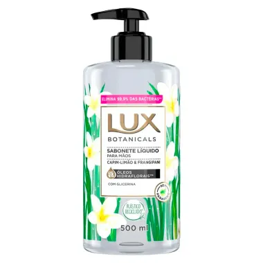 Sabonete Líquido Lux Botanicals Capim Limão e Frangipani 500ml