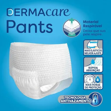 Roupa Íntima Tena Pants Dermacare P/M Embalagem Econômica 32 unidades