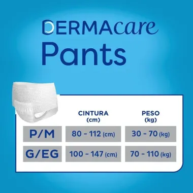 Roupa Íntima Tena Pants Dermacare P/M Embalagem Econômica 32 unidades