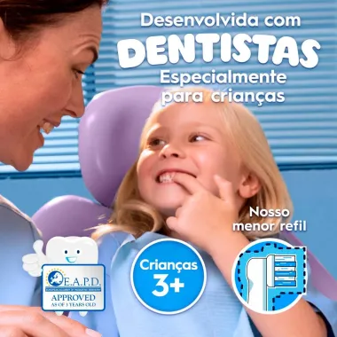 Refil Escova Dental El&eacute;trica Oral-B Pro Kids Frozen 3Mais com 2 Unidades