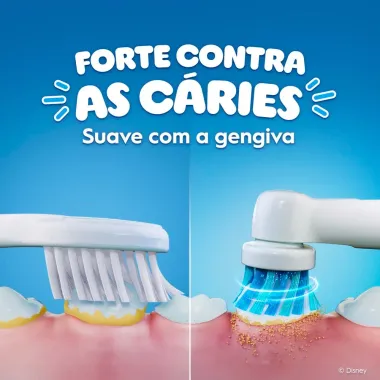 Refil Escova Dental El&eacute;trica Oral-B Pro Kids Frozen 3Mais com 2 Unidades