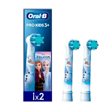 Refil Escova Dental El&eacute;trica Oral-B Pro Kids Frozen 3Mais com 2 Unidades