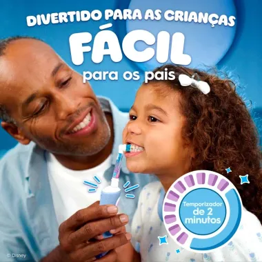 Escova de Dente El&eacute;trica Infantil Oral-B Disney Frozen Bivolt - 1 Unidade