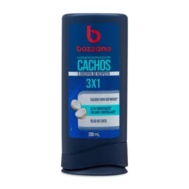 Condicionador Bozzano Cachos Óleo de Coco 200ml