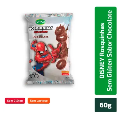 Rosquinha 100 Disney Sabor Chocolate Sem Glúten 60g_2