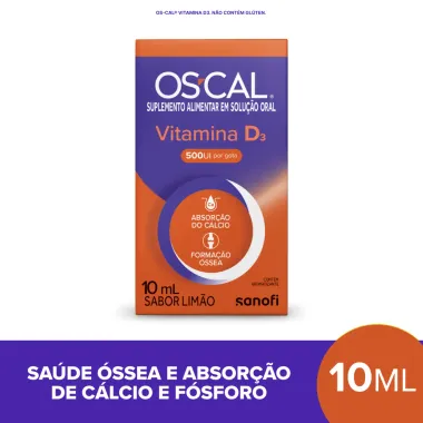 Os-Cal Vitamina D3 500UI/ml em gotas 10ml