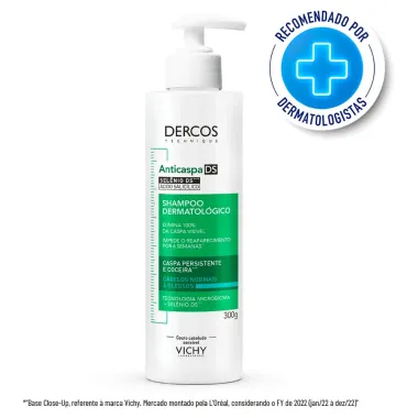 Shampoo Anticaspa DS Vichy Dercos Cabelos