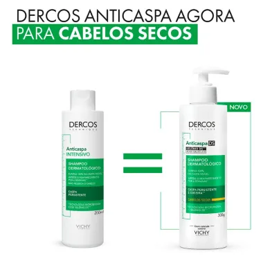 Shampoo Anticaspa DS Vichy Dercos Cabelos Secos