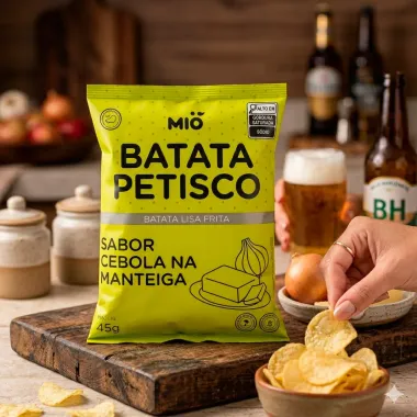 Batata Petisco Mi&oacute; Cebola na Manteiga 45g