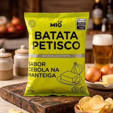Batata Petisco Mi&oacute; Cebola na Manteiga 45g