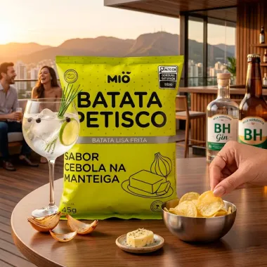 Batata Petisco Mi&oacute; Cebola na Manteiga 45g