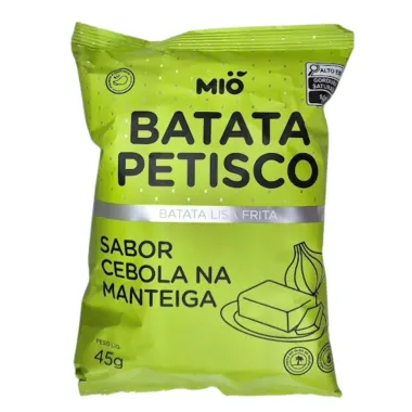 Batata Petisco Mió Cebola na Manteiga 45g