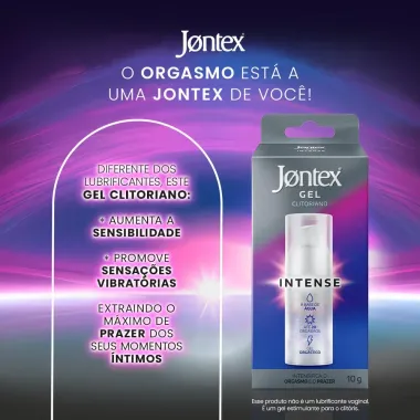 Gel Lubrificante Jontex Clitoriano Intense a Base de &Aacute;gua 10g