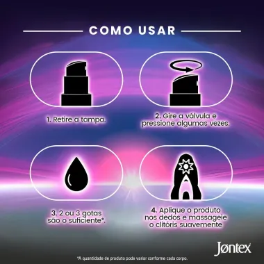 Gel Lubrificante Jontex Clitoriano Intense a Base de &Aacute;gua 10g