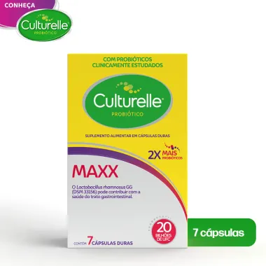 Culturelle Maxx Probi&oacute;tico com 7 C&aacute;psulas