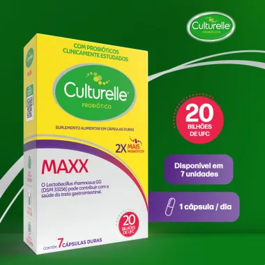 Culturelle Maxx Probi&oacute;tico com 7 C&aacute;psulas