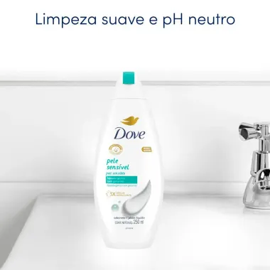 Sabonete L&iacute;quido Dove Pele Sens&iacute;vel 250ml
