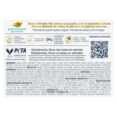 Sabonete em Barra Dove Pele Sens&iacute;vel 90g