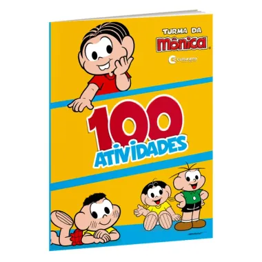 Livro Turma da Mônica 100 Atividades