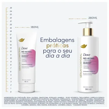 Sérum Corporal Dove Pró Retinol Firmador Deo Hidratante 380ml