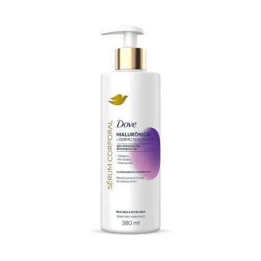 Sérum Corporal Dove Hialurônico Dermo Renovador Pele Seca e Extra Seca 380ml