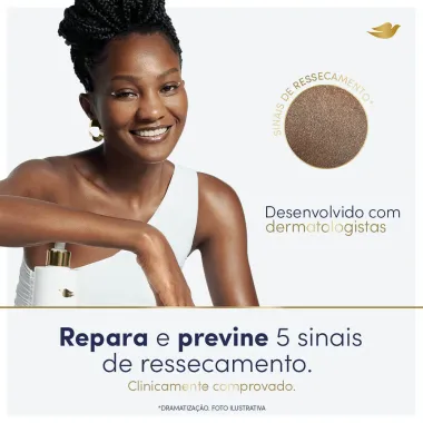 Sérum Corporal Dove Hialurônico Dermo Renovador Pele Seca e Extra Seca 380ml