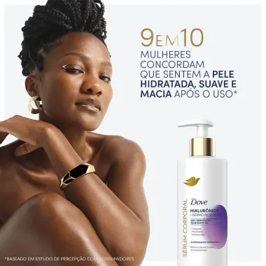 Sérum Corporal Dove Hialurônico Dermo Renovador Pele Seca e Extra Seca 380ml
