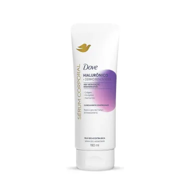 Sérum Corporal Dove Hialurônico Dermo Renovador Pele Seca e Extra Seca 180ml