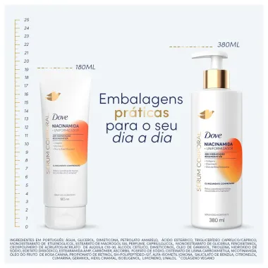 Dove S&eacute;rum Hidratante Corporal Niacinamida Uniformizador 180ml