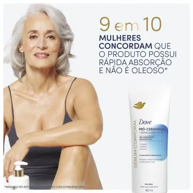 Sérum Corporal Dove Pró Ceramidas Dermo Hidratante Pele Seca 180ml