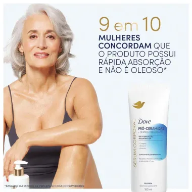 Dove Sérum Hidratante Corporal Pró-Ceramidas Dermo Hidratante Pele Seca 180ml