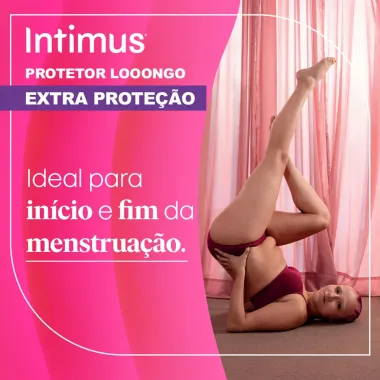 Protetor Diário Intimus Extra Proteção Longo Sem Abas 48 Unidades