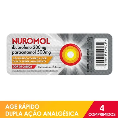 Nuromol Analgésico 4 Comprimidos Revestidos