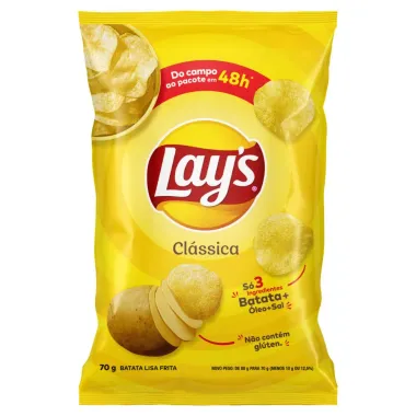 Batata Lay's Lisa Clássica 70g