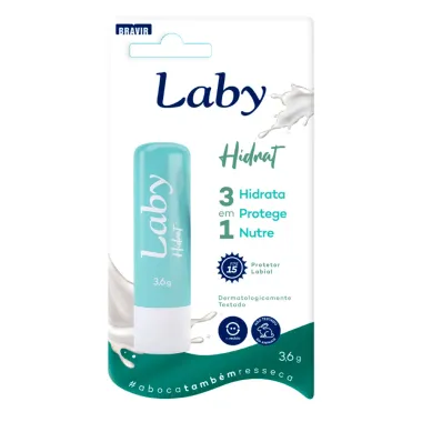 Protetor Solar Labial Laby Hidrat FPS 15 3,6g - 1