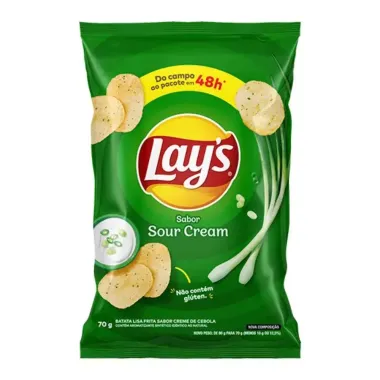 Batata Lays Sour Cream com 70g