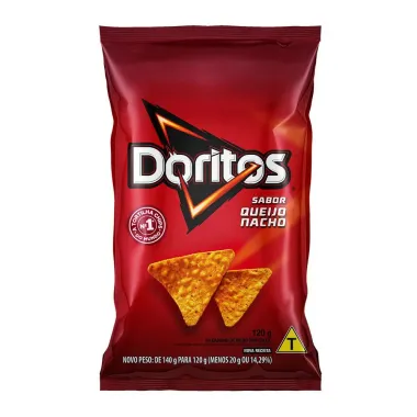 CHIPS DORITOS QUEIJO NACHO 120G