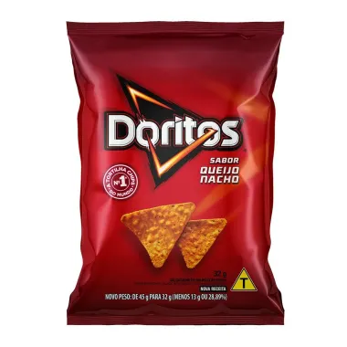 Chips De Milho Doritos Sabor Queijo Nacho 32G