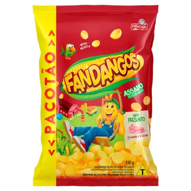 Fandangos Elma Chips Sabor Presunto 190g Pacotão