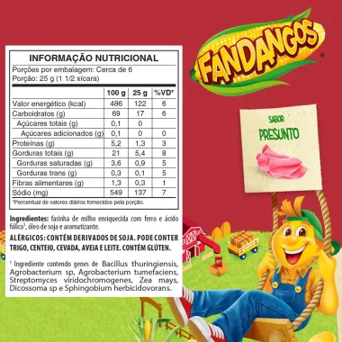 Chips Fandangos Presunto 160g