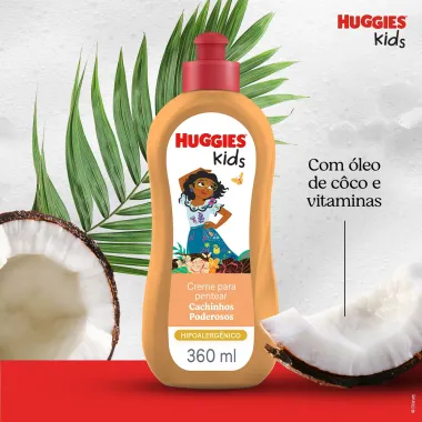 Creme para Pentear Huggies Kids Cachinhos Poderosos 360ml