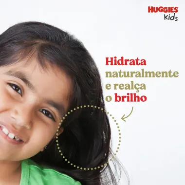 Shampoo Huggies Kids Pequena Sereia Brilho Mágico Cabelos Macios e Desembaraçados 360ml