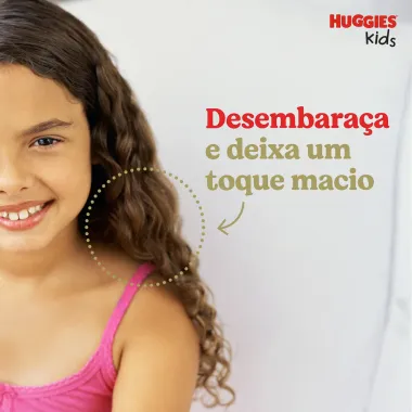 Condicionador Huggies Kids Pequena Sereia Brilho Mágico Cabelos Macios e Desembaraçados 360ml